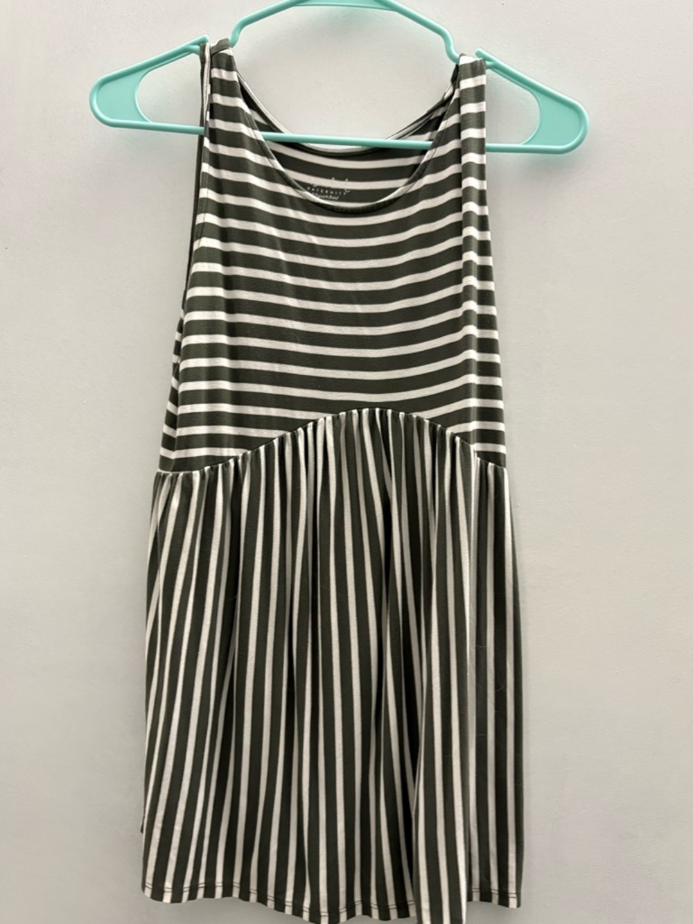 Striped Sleeveless Maternity top